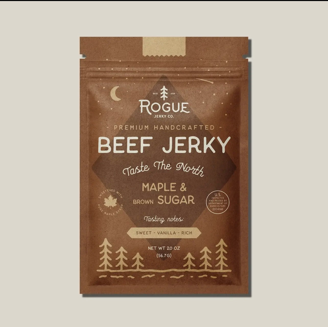 Rogue Beef Jerky / Maple & Brown Sugar