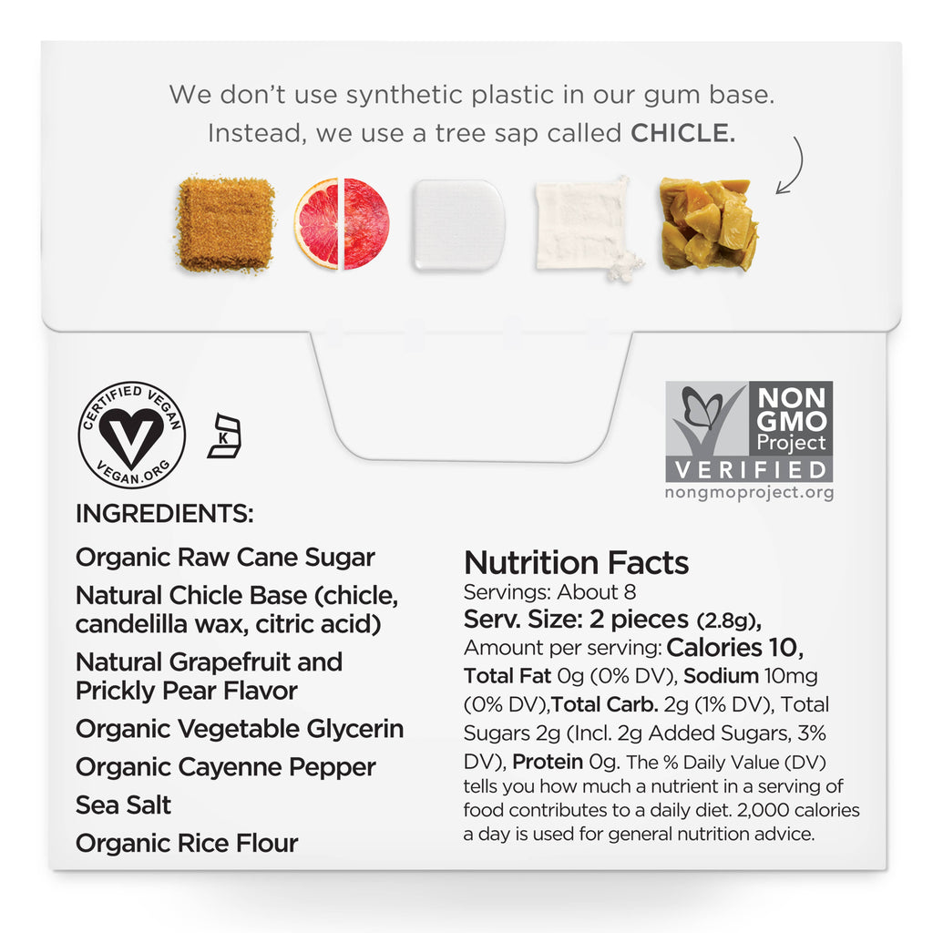 Cleanse Chewing Gum- Natural + Plastic-Free | 12 Pack