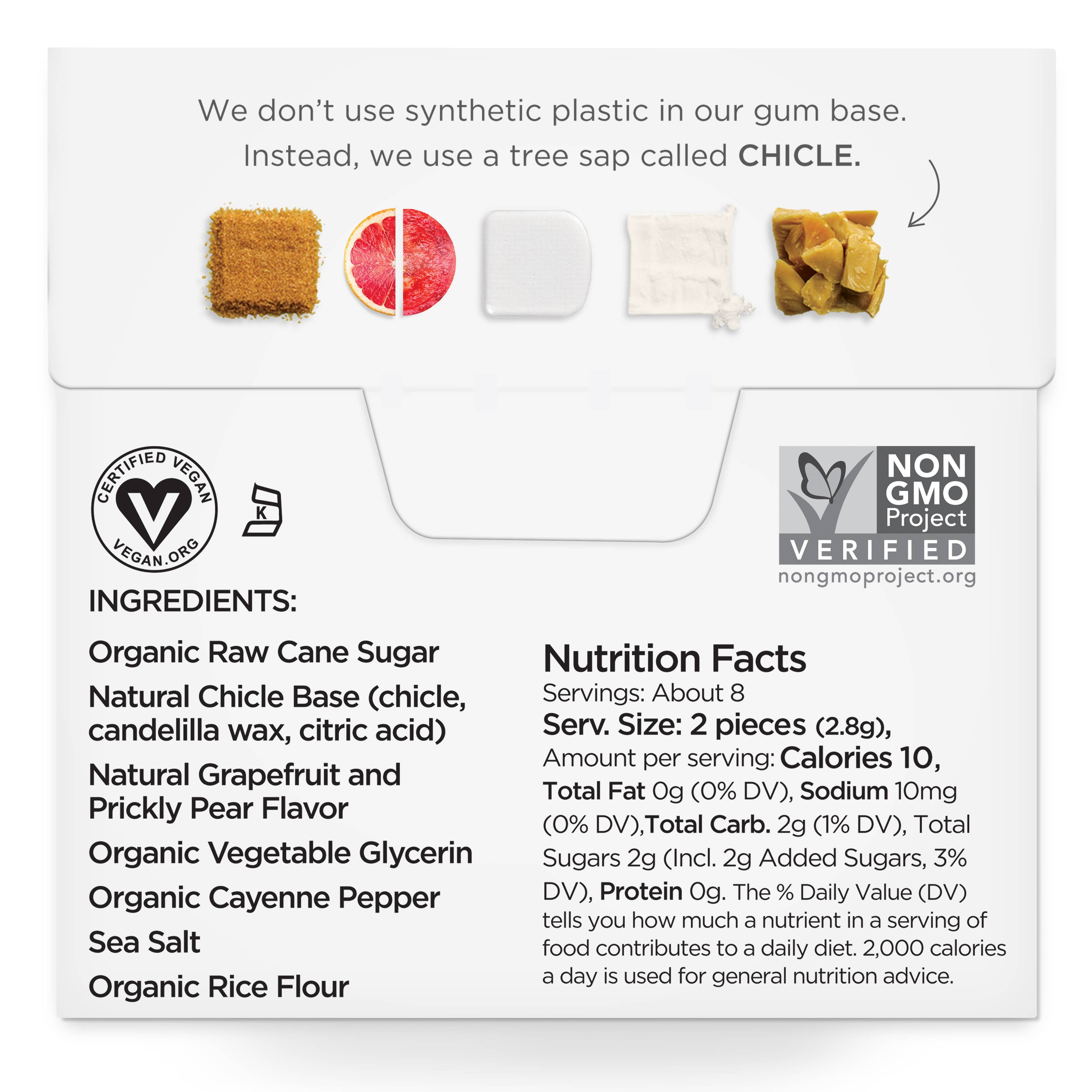 Cleanse Chewing Gum- Natural + Plastic-Free | 12 Pack