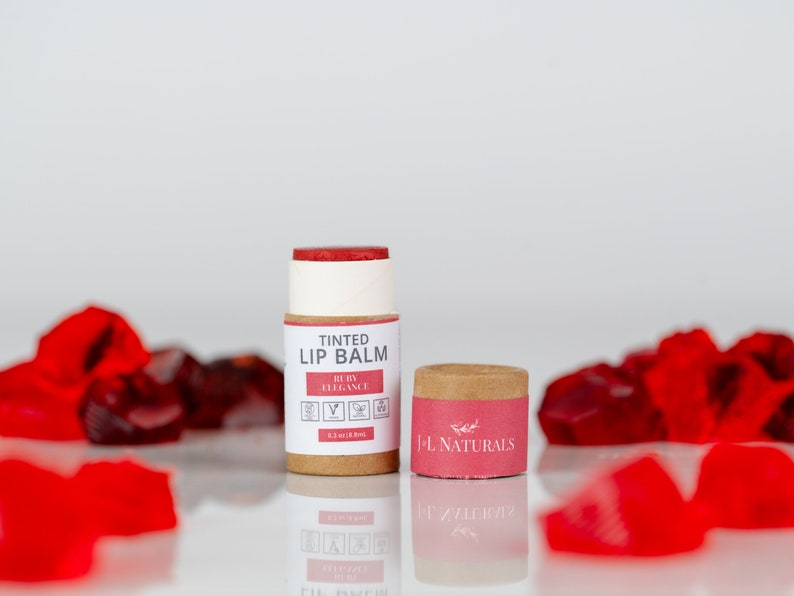 Natural Colored Lip Balms - 5 scents: Wild Berry Bless