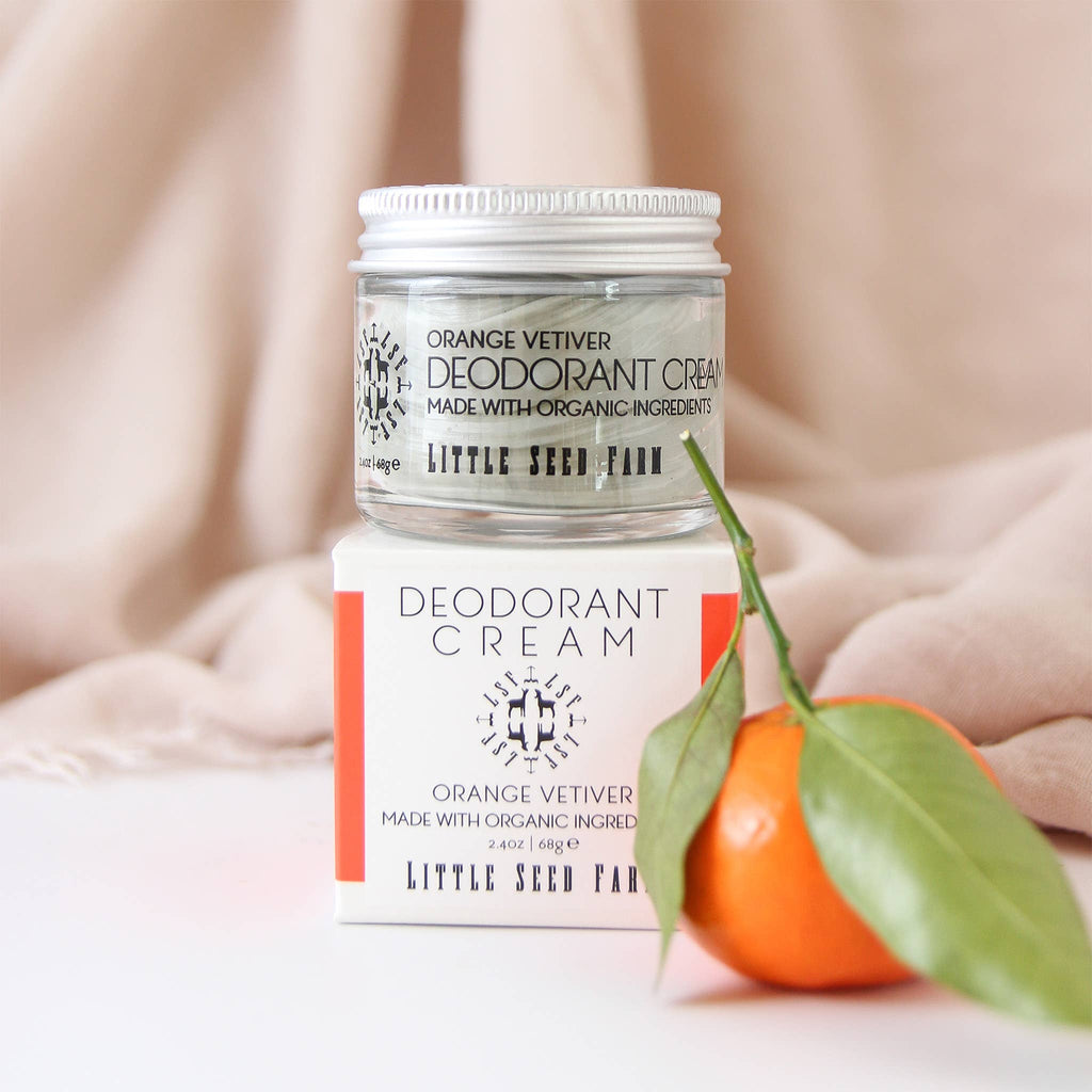 Orange Vetiver Deodorant Cream - Summer Seasonal