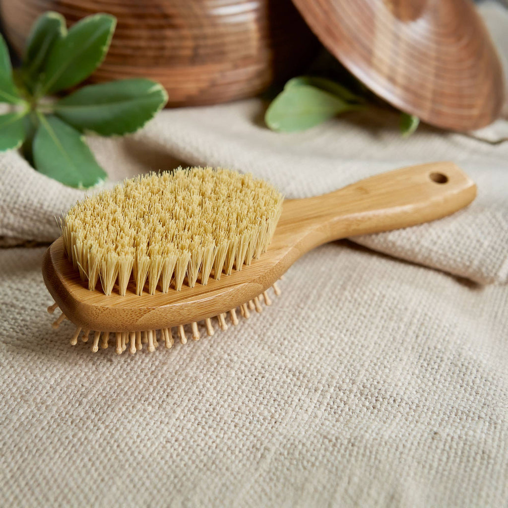 Bamboo Two Sided Hairbrush | Faire Market Bestseller
