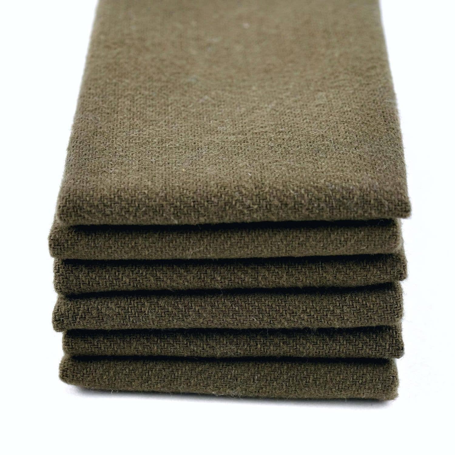 Non-Paper Towels - Organic Brushed Cotton : Earth Tones / 12-pk