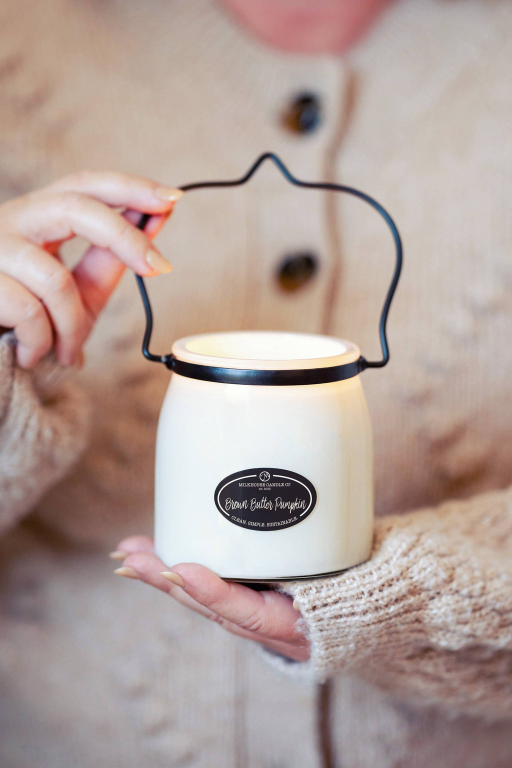 16 oz Butter Jar Candle: Brown Butter Pumpkin
