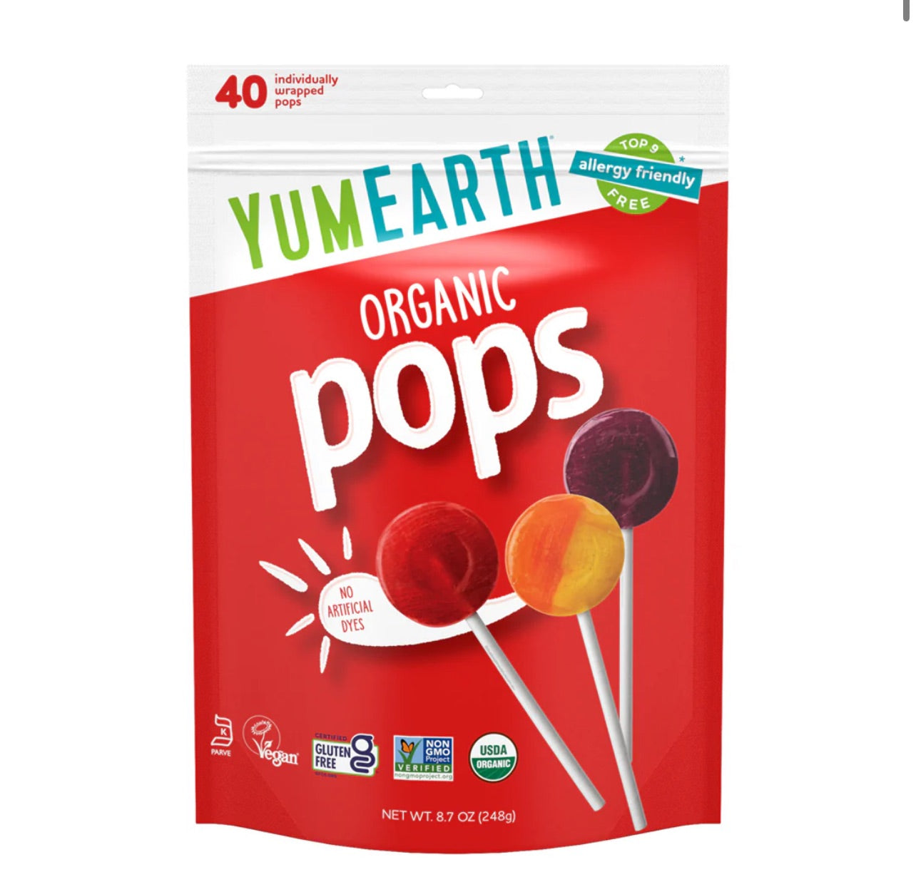 Organic Lollipops / 40 Pack
