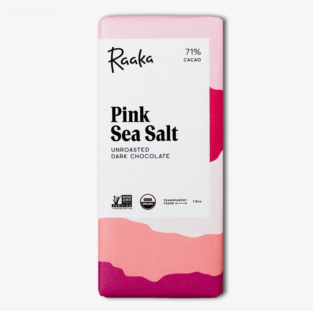 Pink Sea Salt Dark Chocolate / Raaka