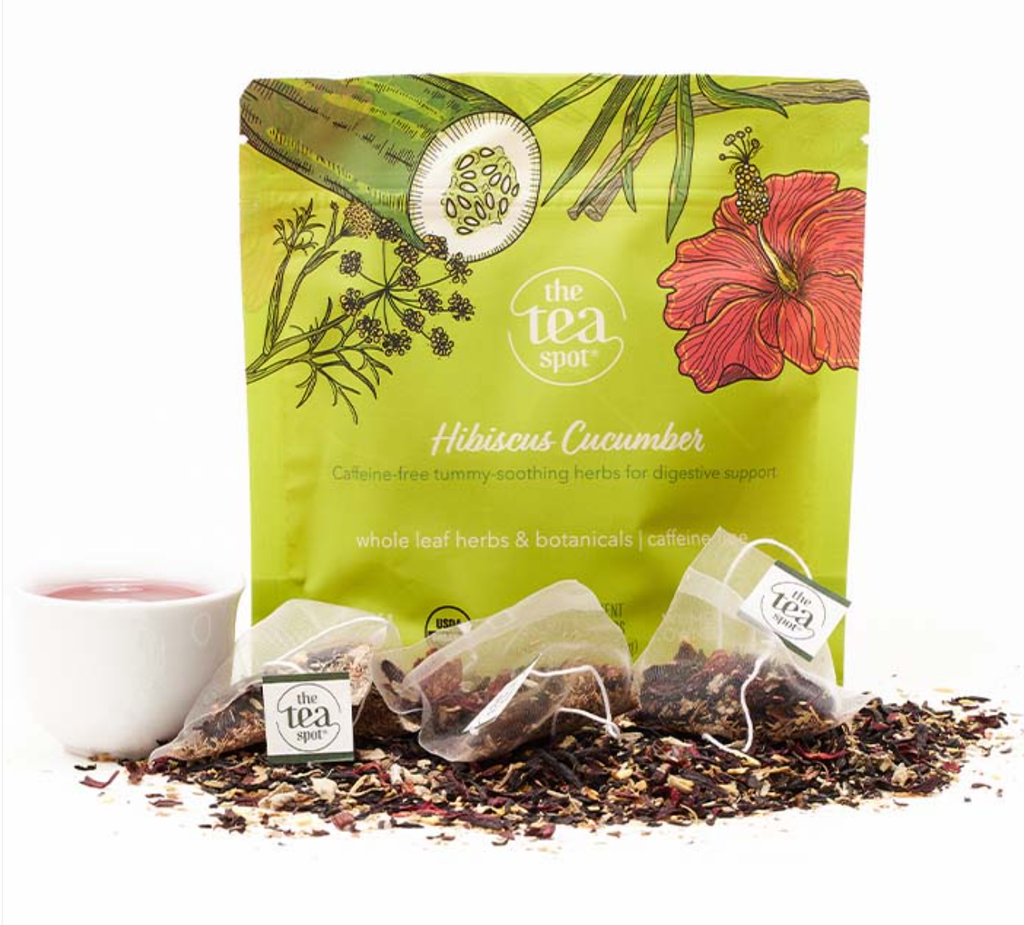 Hibiscus Cucumber, Organic Tea: Sample 5 teaspoons