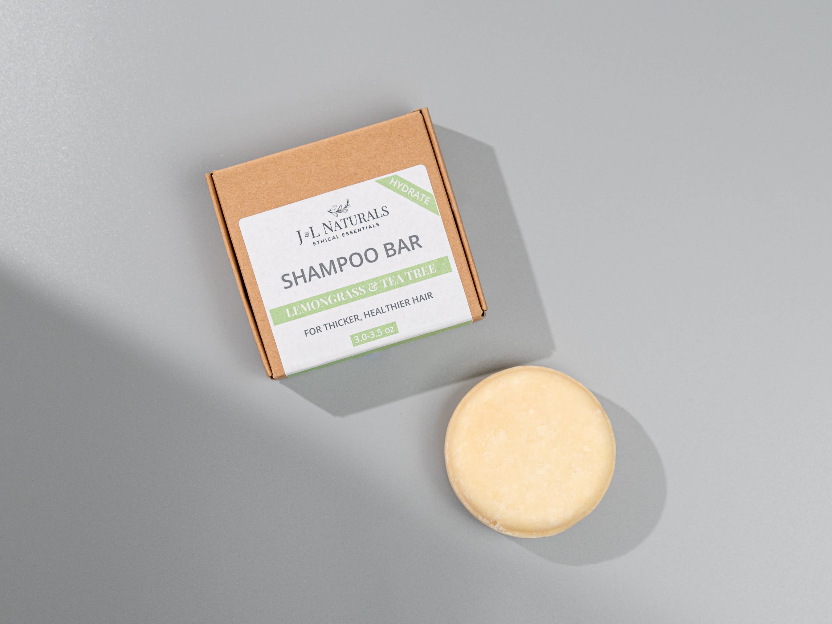 Sulfate-Free Shampoo Bar-3 scents- Growth, Strength, Hydrate: Growth / No / Full Size