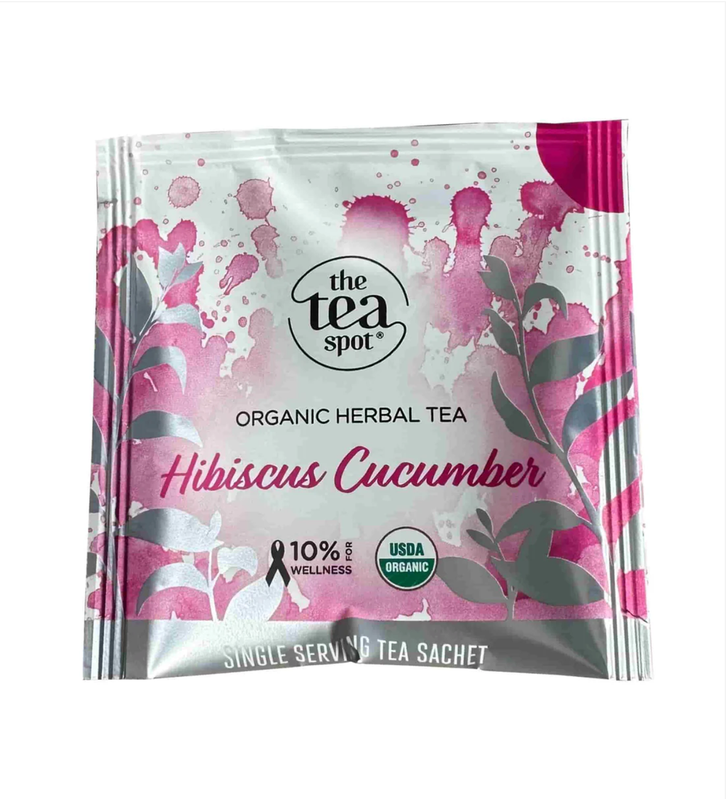 Hibiscus Cucumber, Organic Tea: Sample 5 teaspoons