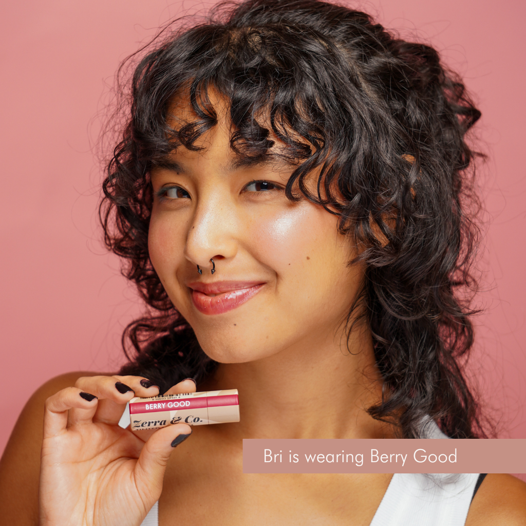 Tinted Lip Balm | Vegan Sheer Jumbo Zero Waste Lip Balm: Antique Pink