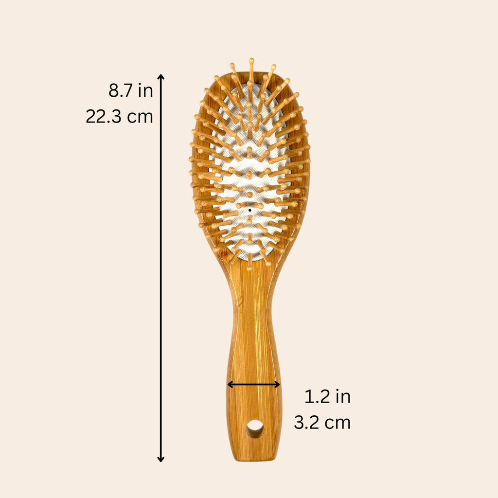 Bamboo Two Sided Hairbrush | Faire Market Bestseller