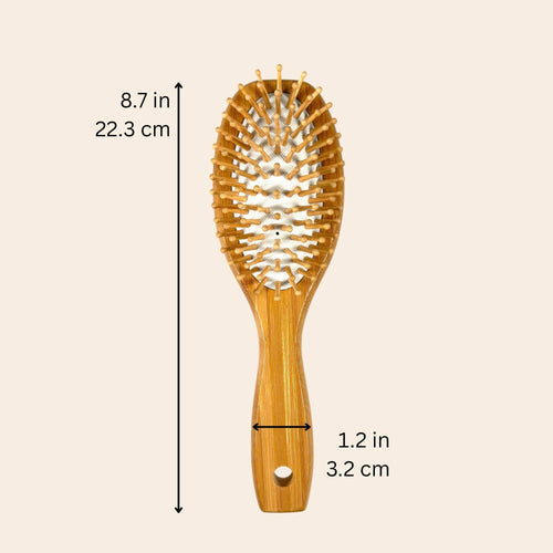 Bamboo Two Sided Hairbrush | Faire Market Bestseller