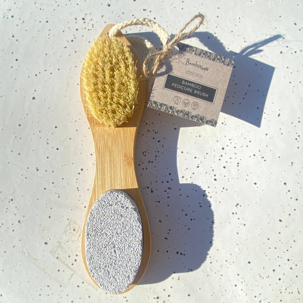 Bamboo Exfoliating Foot Pedicure Tool | Faire Market