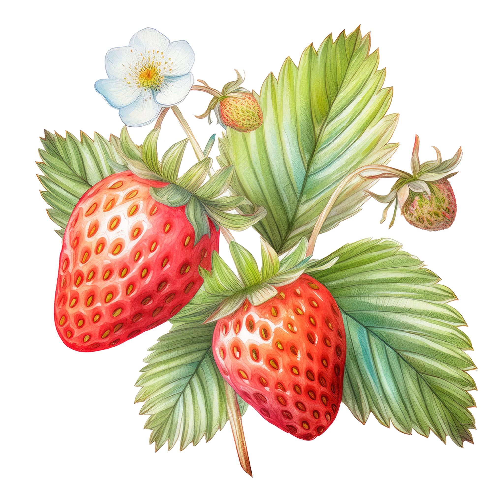 Strawberry Phthalate-Free Fragrance Oil: - 1 oz Glass Vials