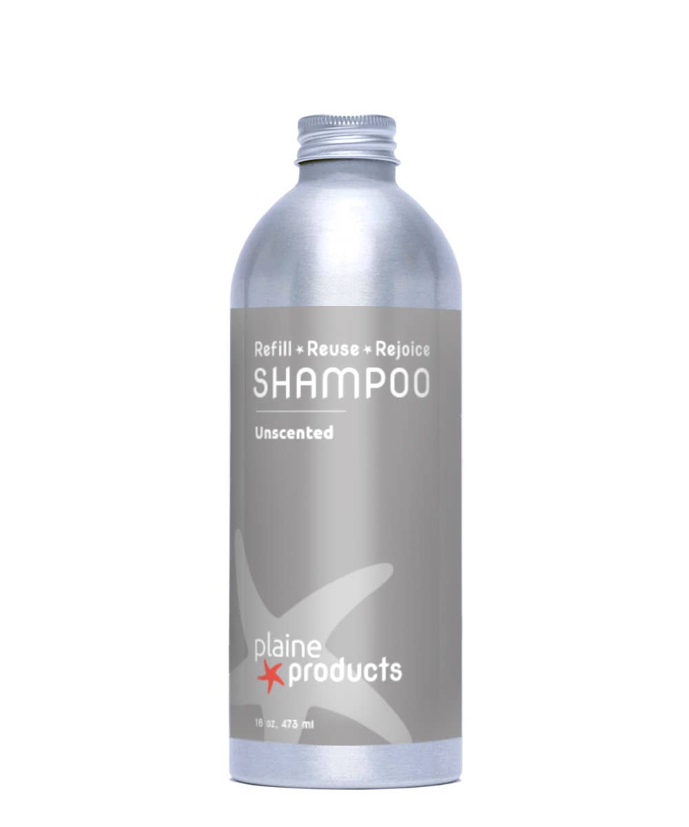 Empty Unscented Shampoo Bottle 16 oz