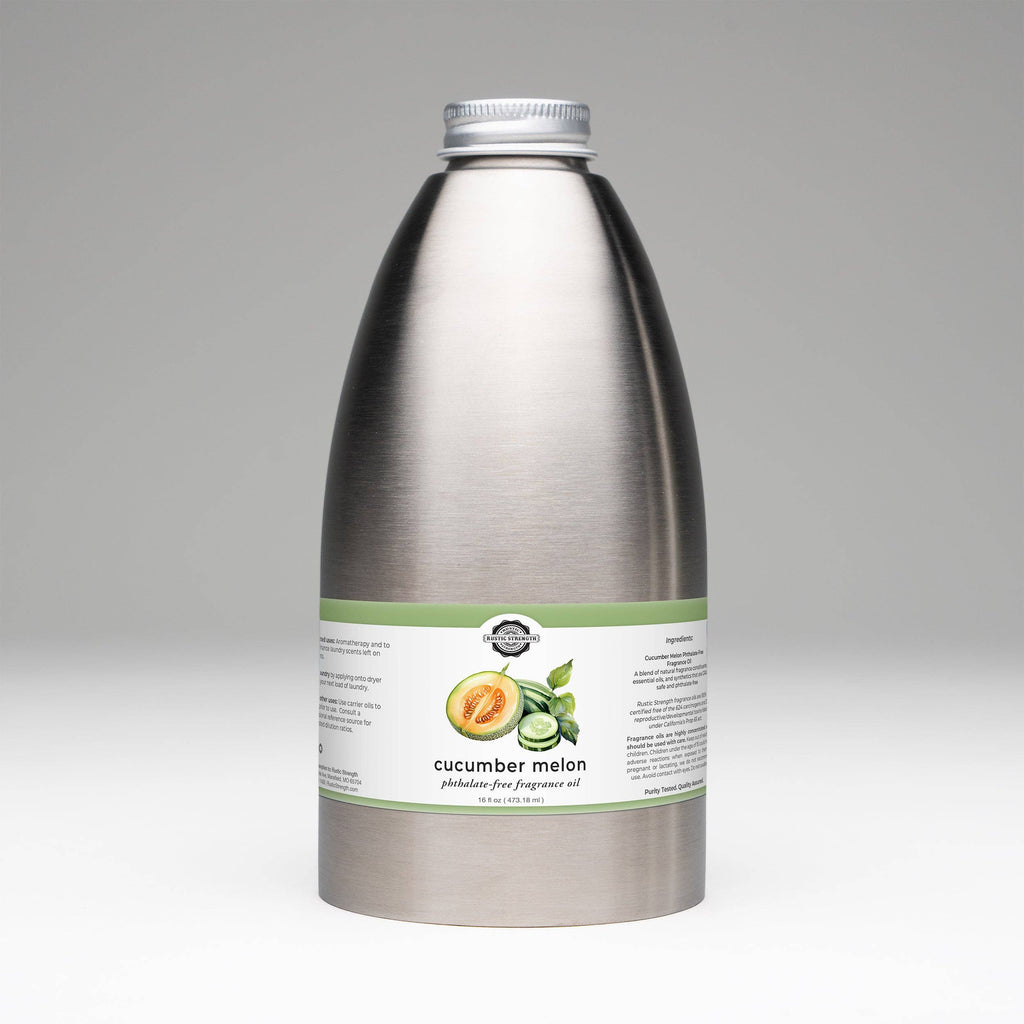 Cucumber Melon Phthalate-Free Fragrance Oil: - 1 oz Retail Glass Vials
