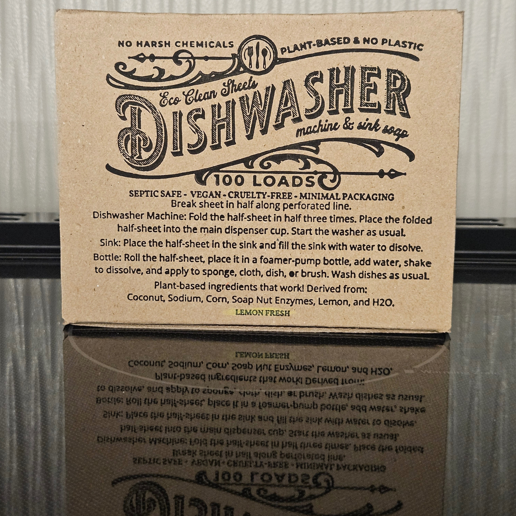 Dishwasher Sheets | 100 Loads
