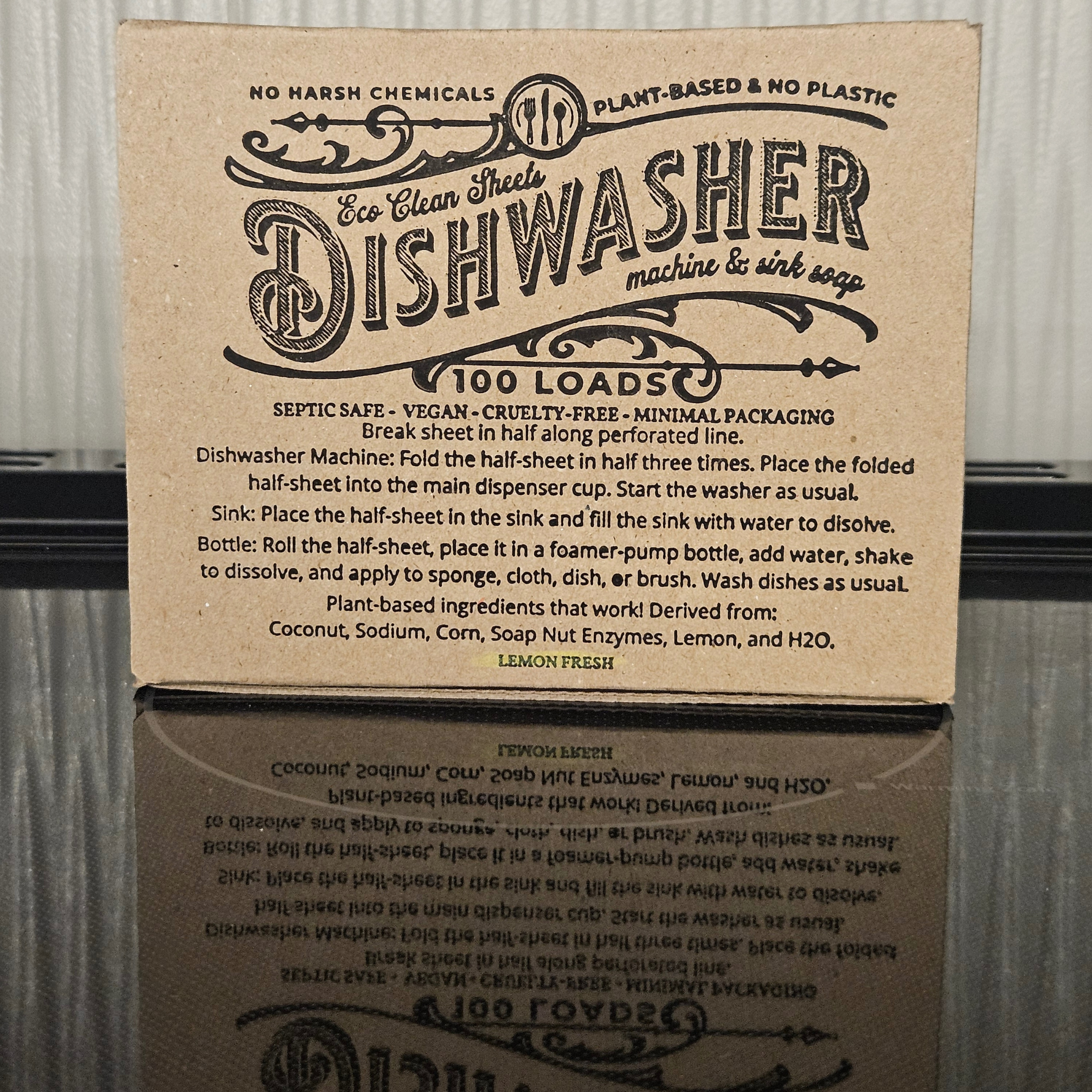 Dishwasher Sheets | 100 Loads