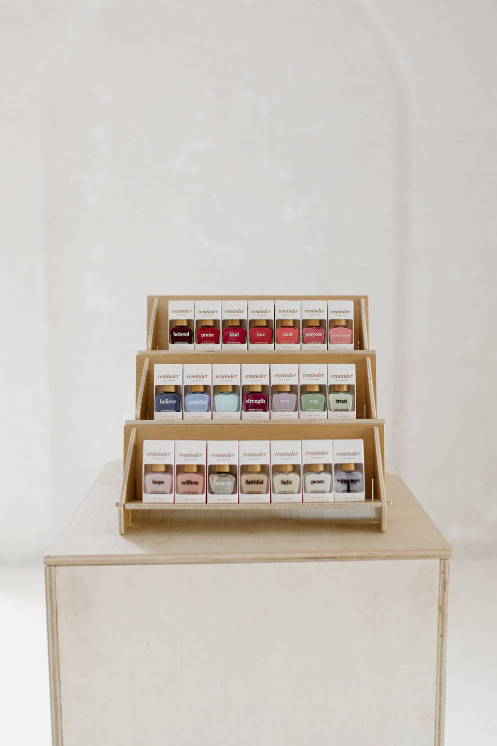 3-Tiered Birch Shelf (13")