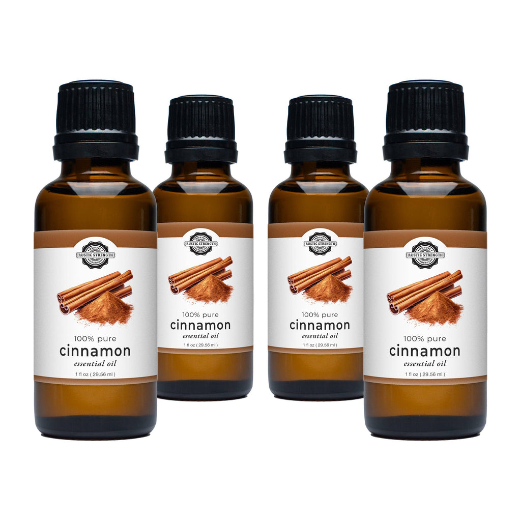 Cinnamon Essential Oil: - 1 oz Retail Glass Vials