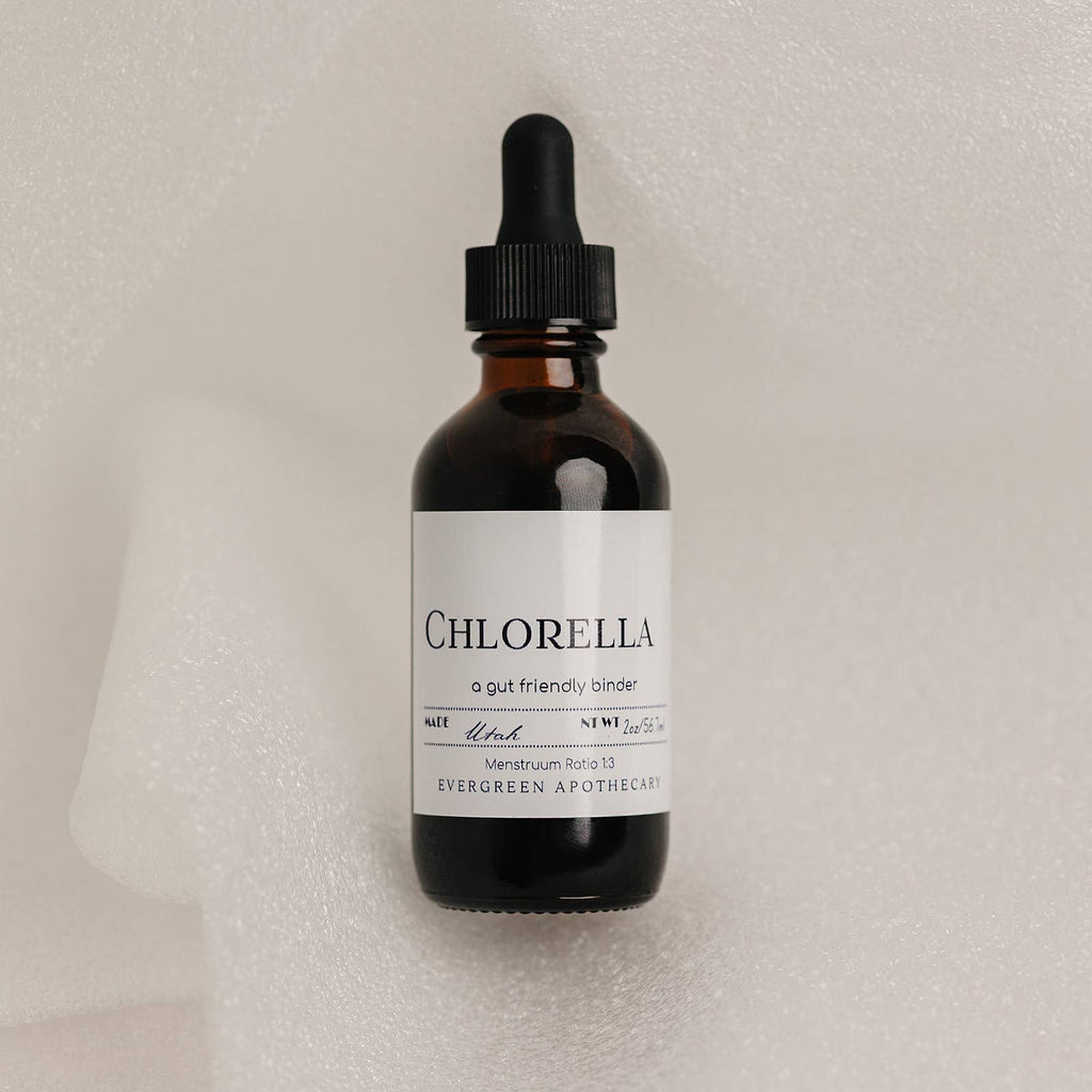 Chlorella, gut friendly binder - tincture