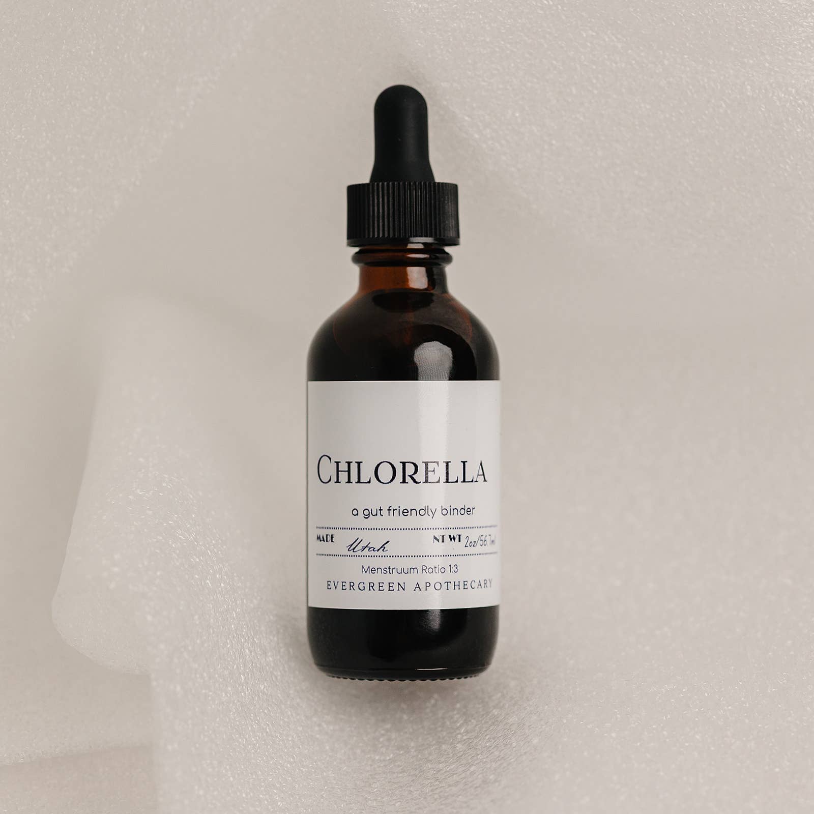 Chlorella, gut friendly binder - tincture