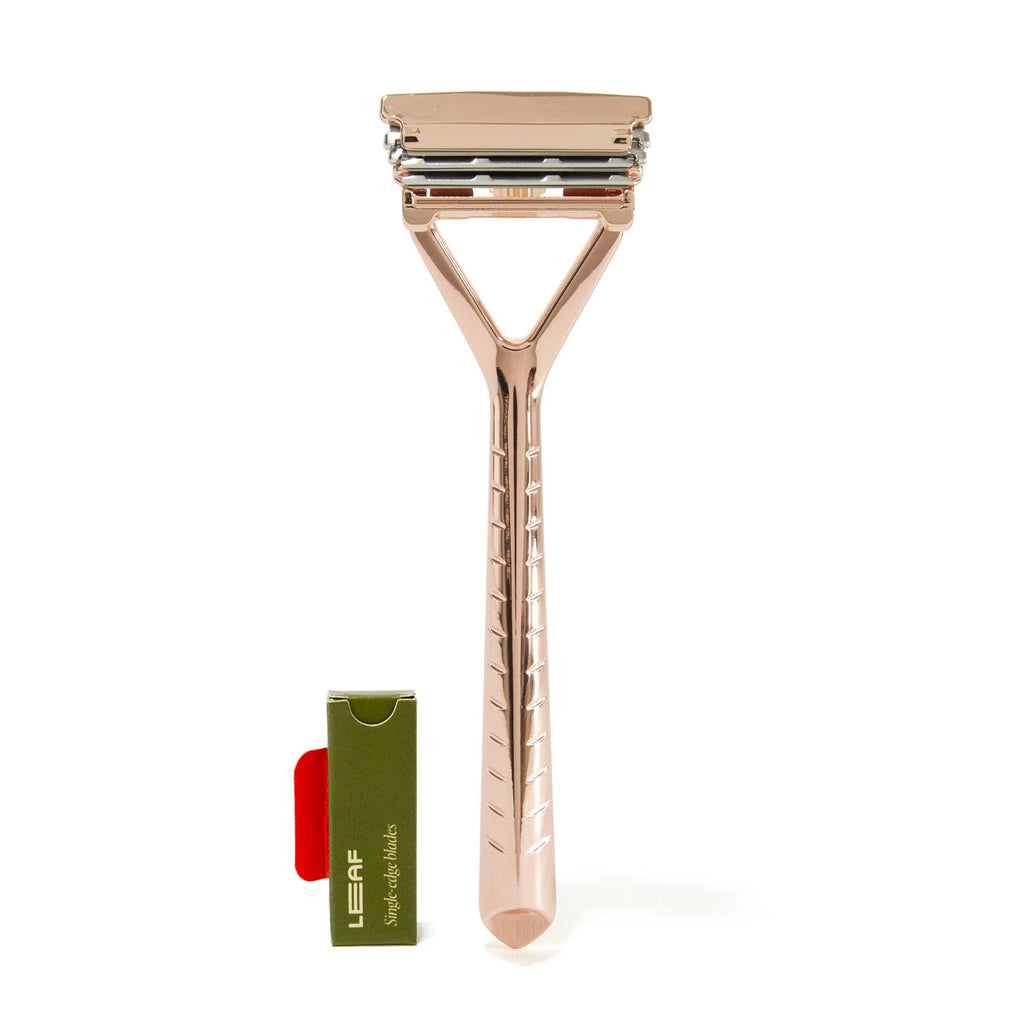 Leaf Razor - Multi-Blade, Pivoting Head Safety Razor: Prism
