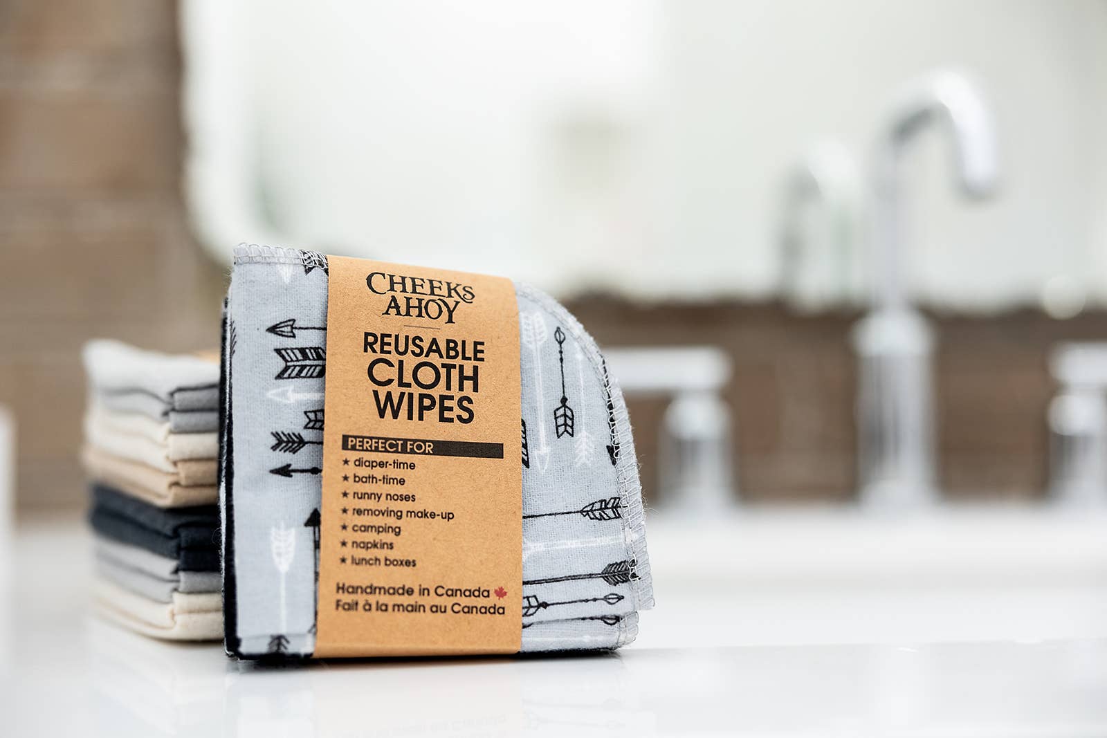 Cloth Wipes: Ivory / 10pk