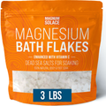 Magnesium Bath Flakes, Bath Soak With Vitamin C: 3LB