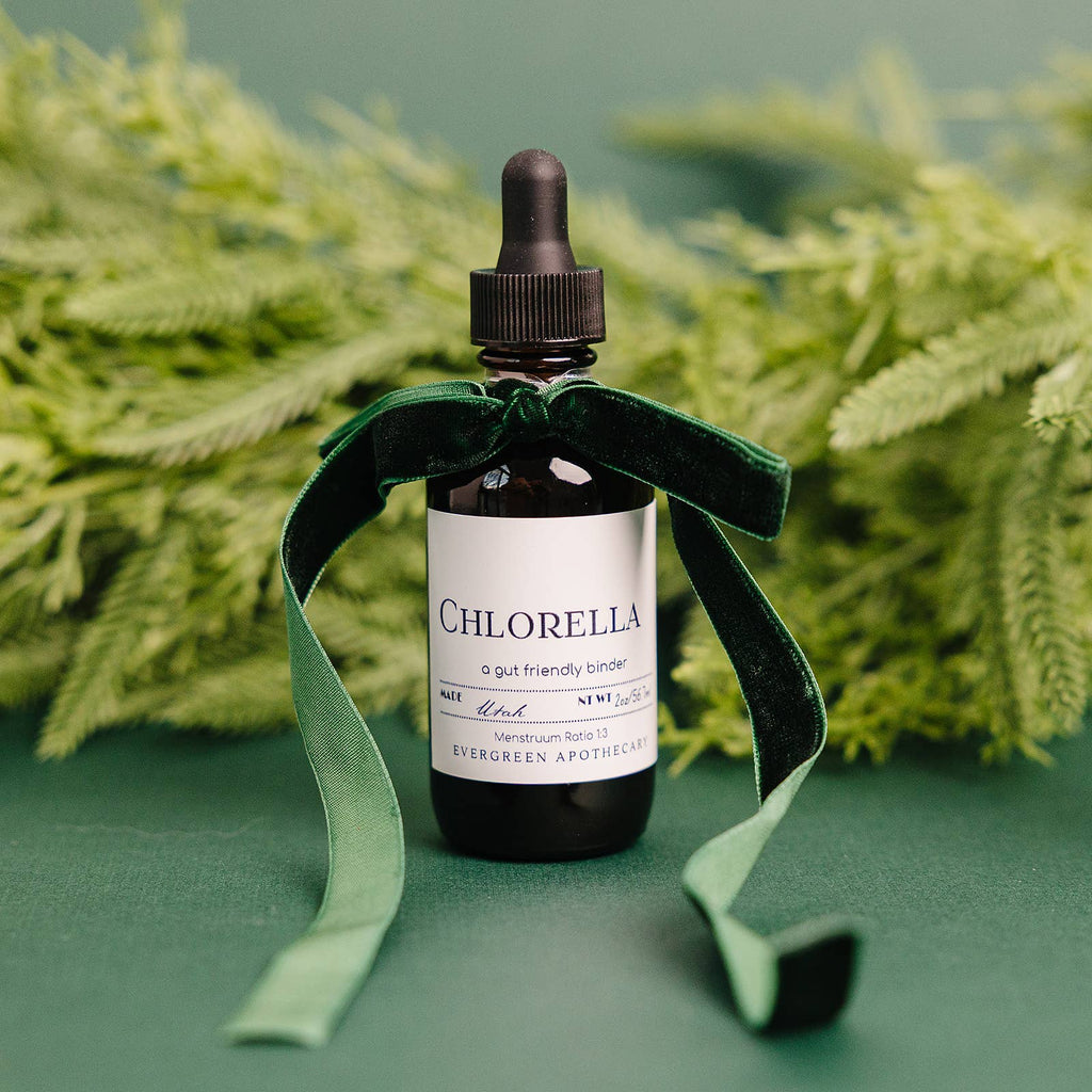 Chlorella, gut friendly binder - tincture