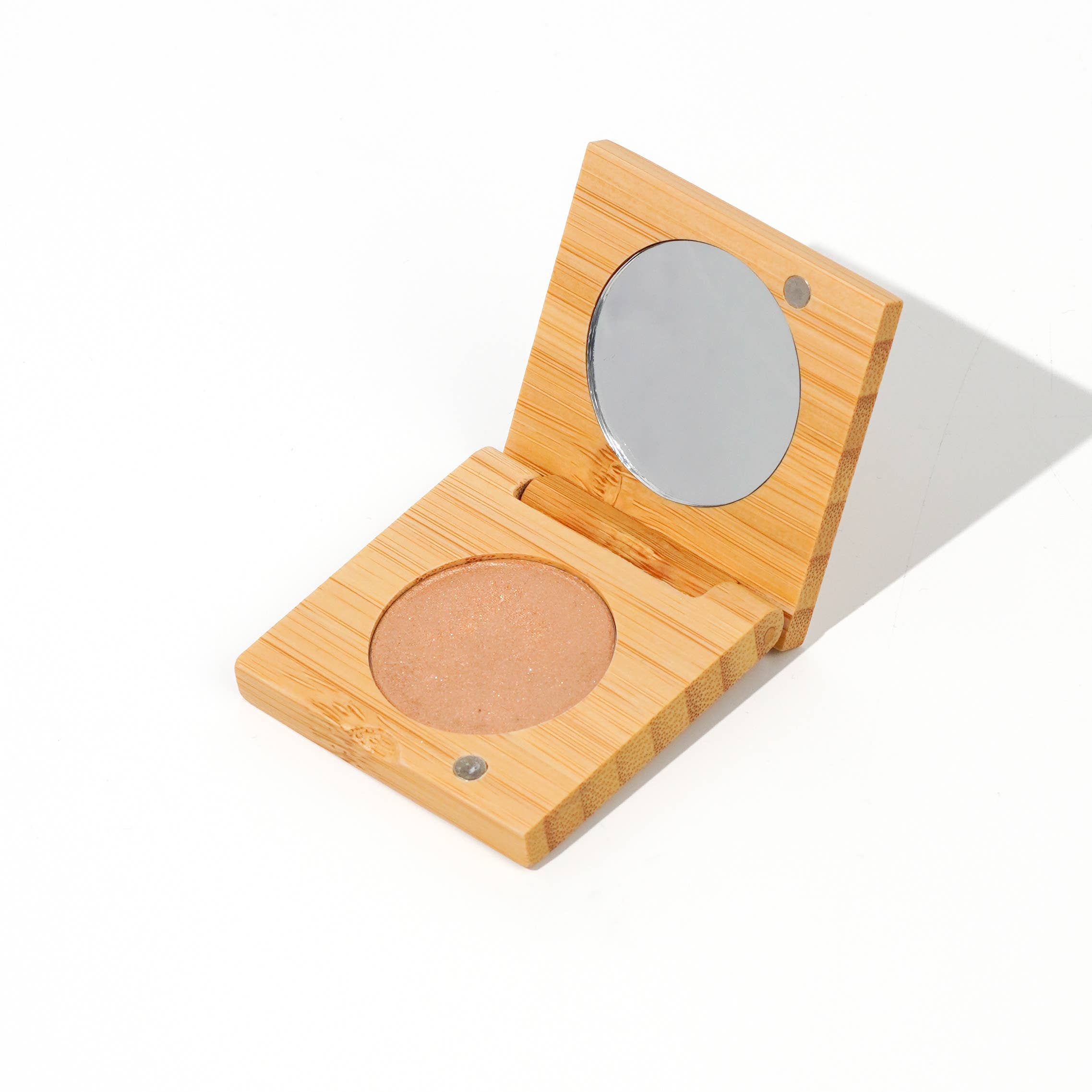 Pressed Mineral Highlighter | Refillable Zero Waste Makeup: Tundra