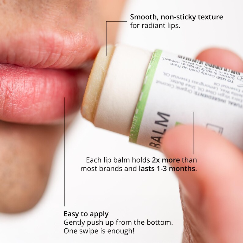 Natural Colored Lip Balms - 5 scents: Wild Berry Bless