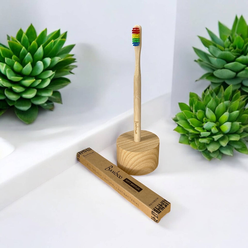 Adult Bamboo Toothbrush | Earth Day Bestseller: White