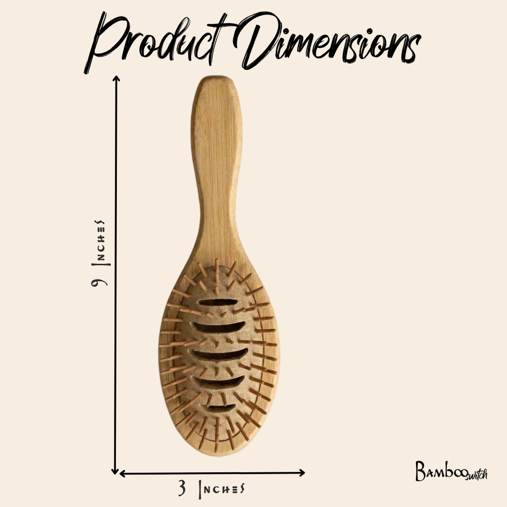 Bamboo Vented Wet Hair Brush | NEW