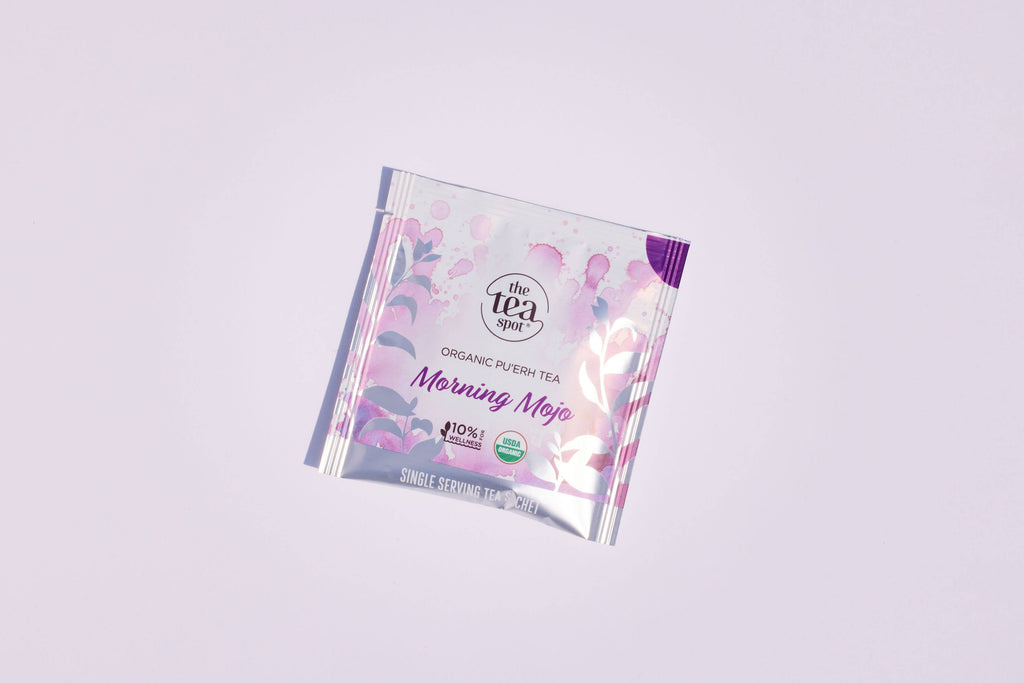 Morning Mojo, Organic Pu'erh Tea: Retail Pouch (15 Sachets) - 5 units