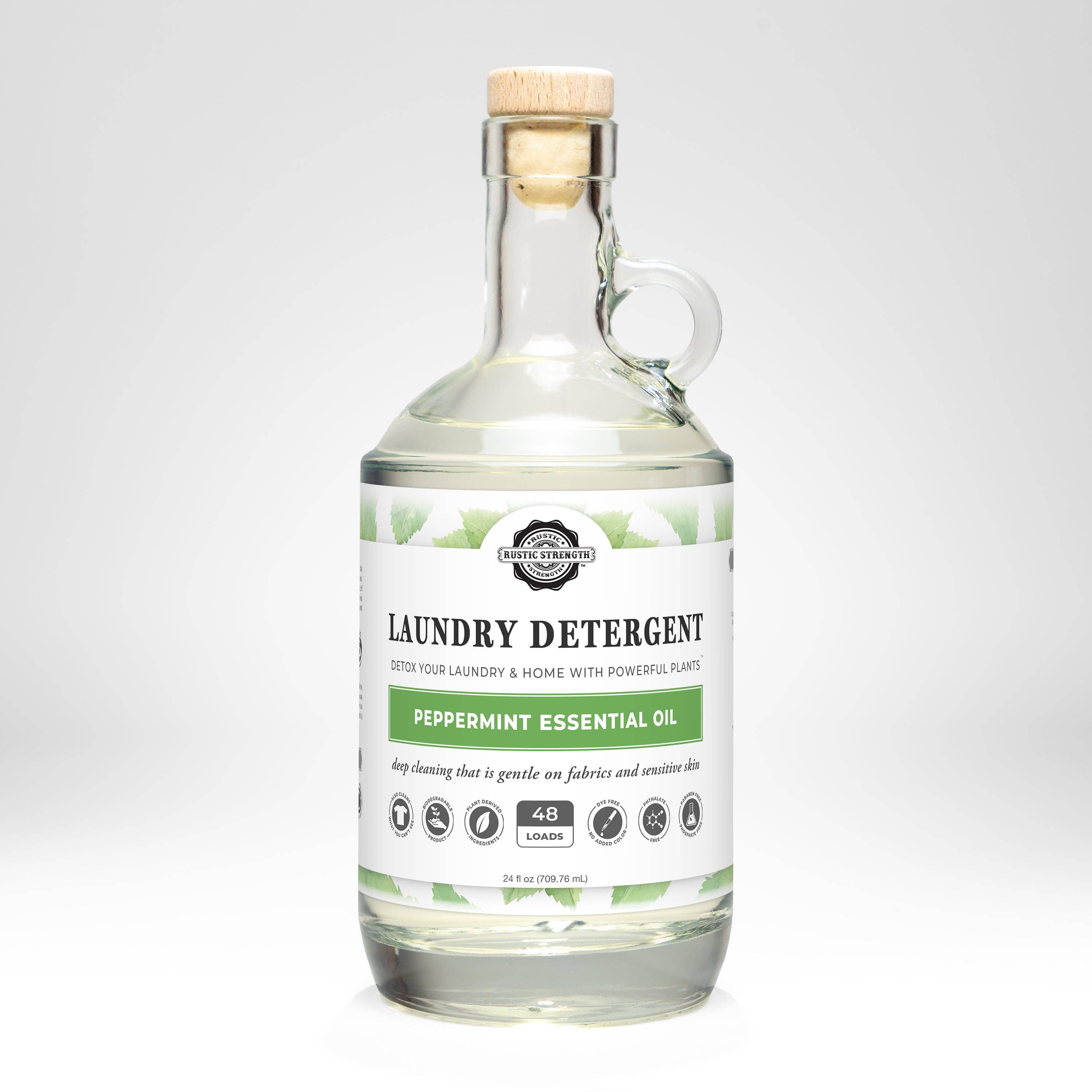 Laundry Detergent | 24 oz Glass Bottle: Fresh Linen