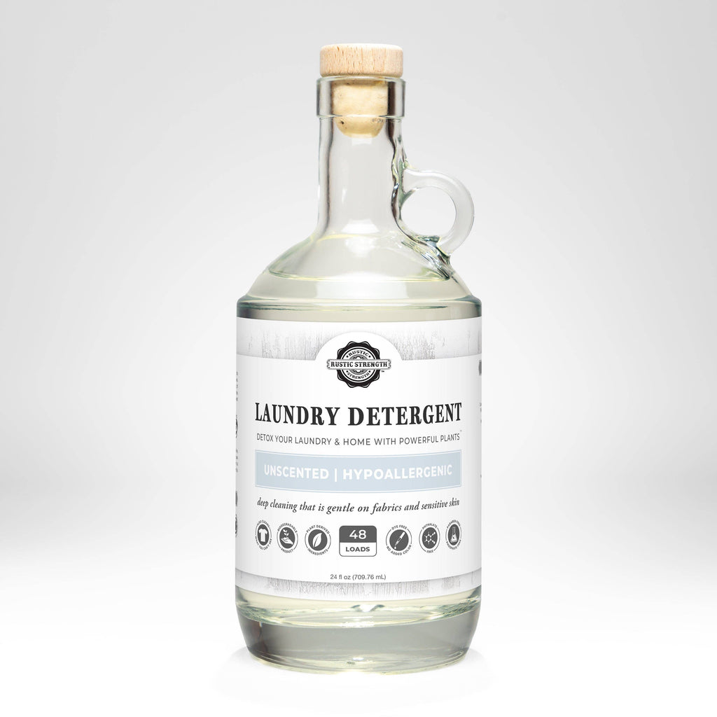 Laundry Detergent | 24 oz Glass Bottle: Fresh Linen