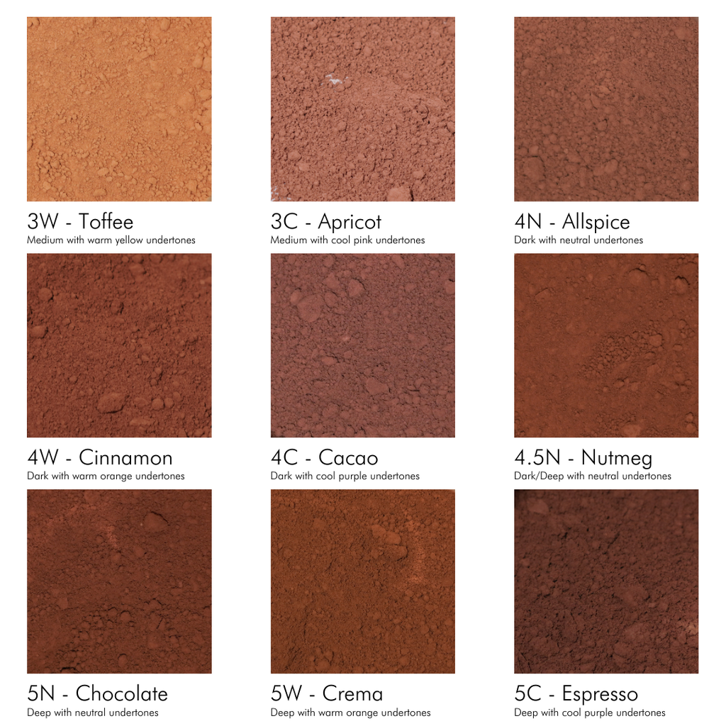 Mineral Foundation Pouches | Talc-Free Zero Waste Makeup: 1C - Peach