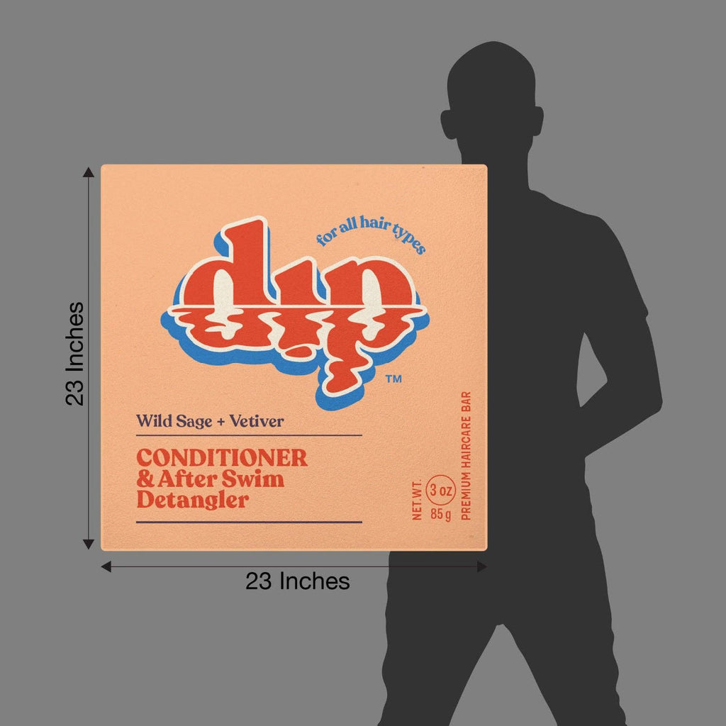 Oversized Dip Conditioner Box Window Display: Coconut + Almond