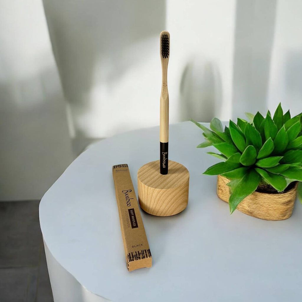 Adult Bamboo Toothbrush | Earth Day Bestseller: White