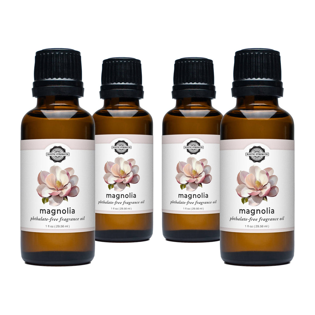 Magnolia Phthalate-Free Fragrance Oil: 1 oz Glass Vials