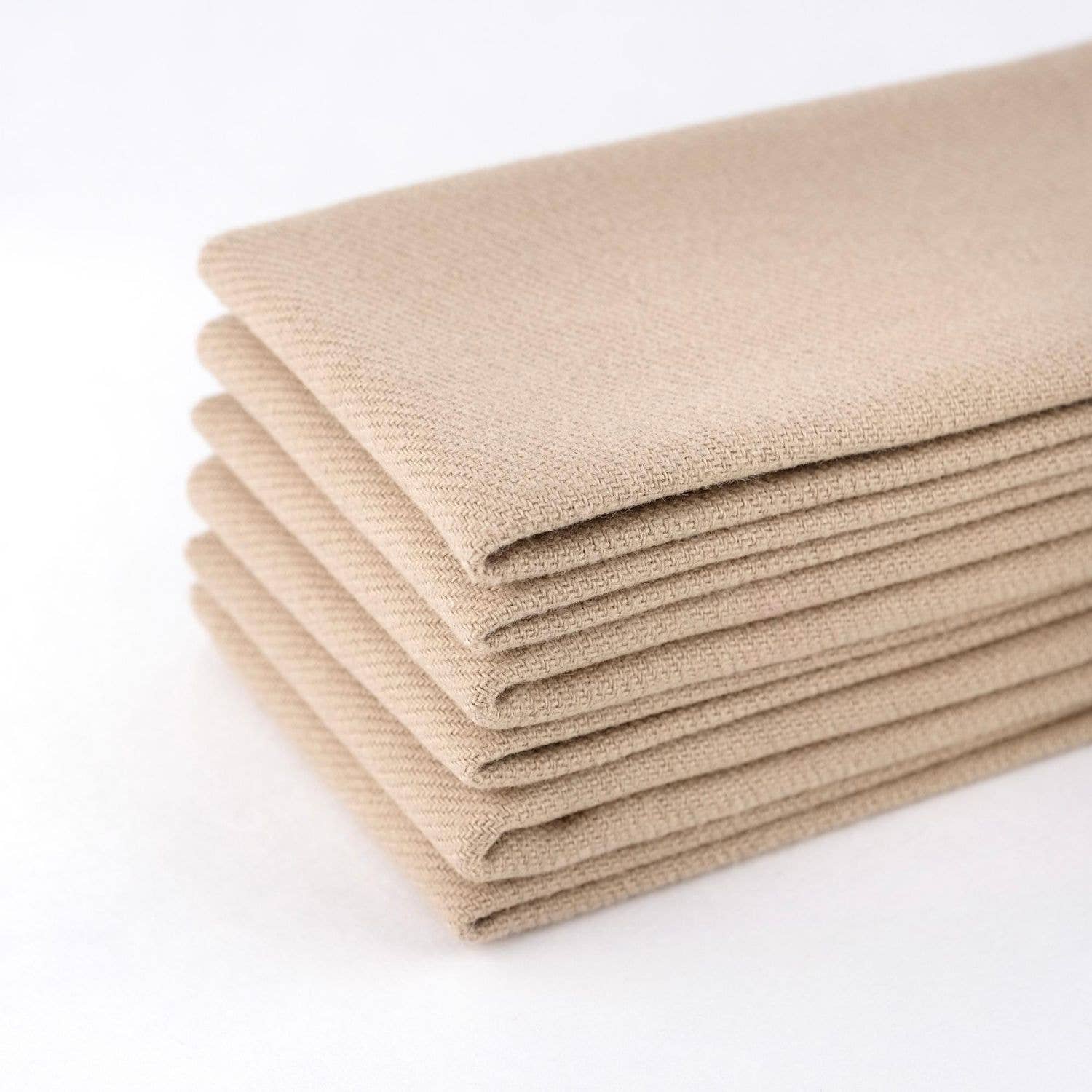 Non-Paper Towels - Organic Brushed Cotton : Oatmeal / 12-pk
