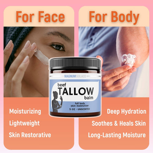 12 Pack - Tallow Balm for Skin, 5 oz