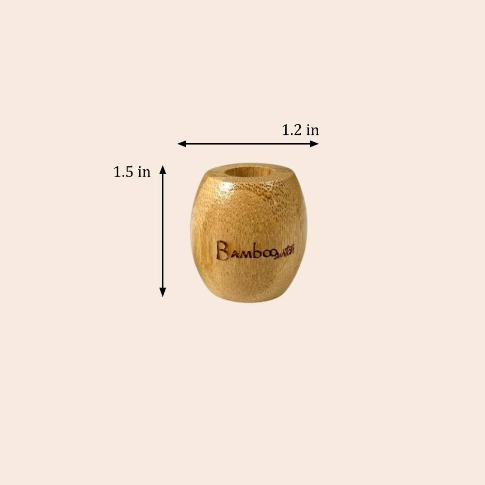 Bamboo Toothbrush Stand: Flat