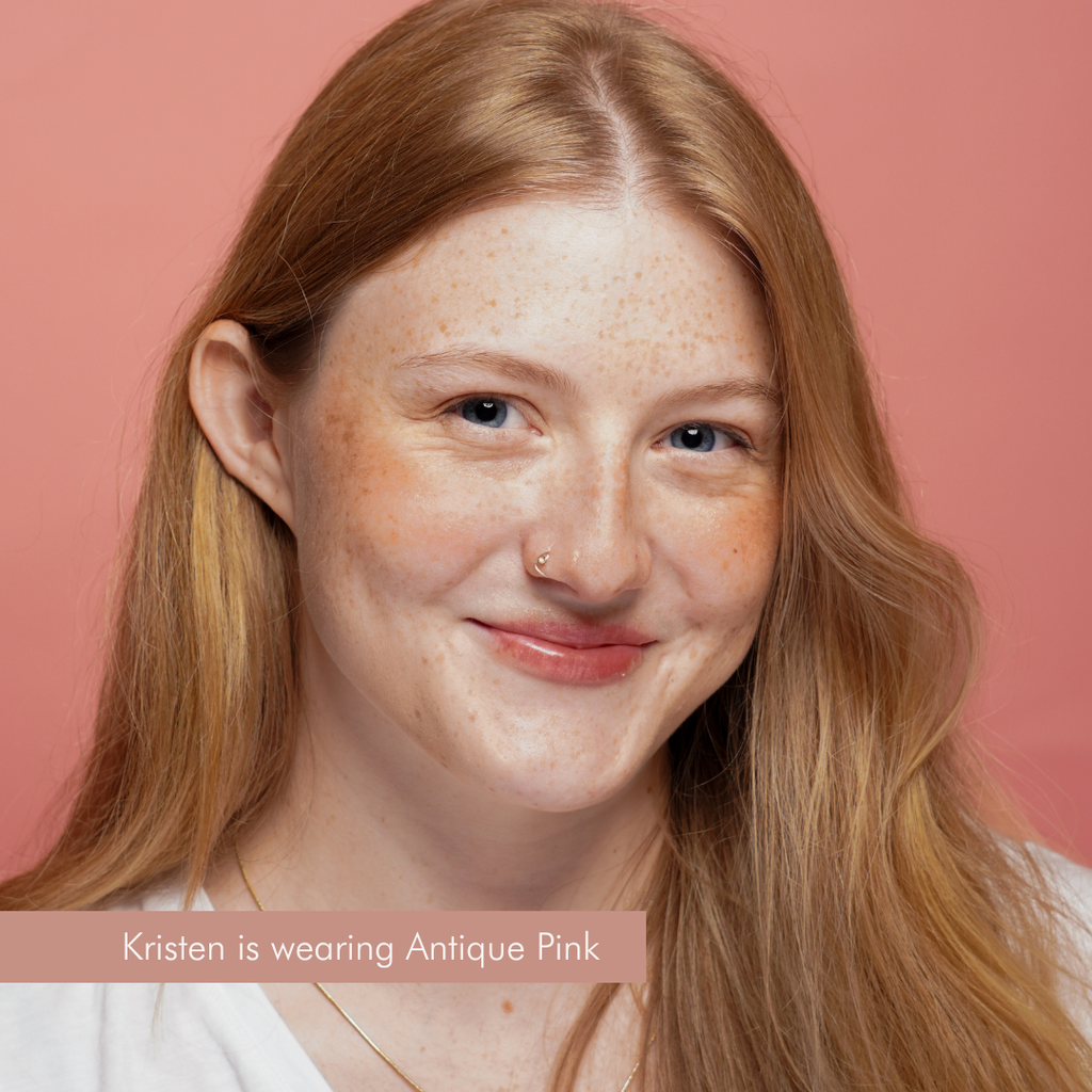 Tinted Lip Balm | Vegan Sheer Jumbo Zero Waste Lip Balm: Antique Pink