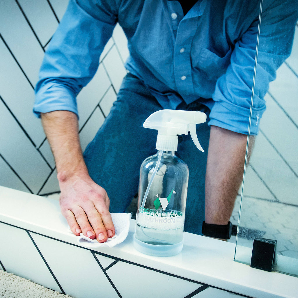 Green Llama Bathroom Cleaning Kit