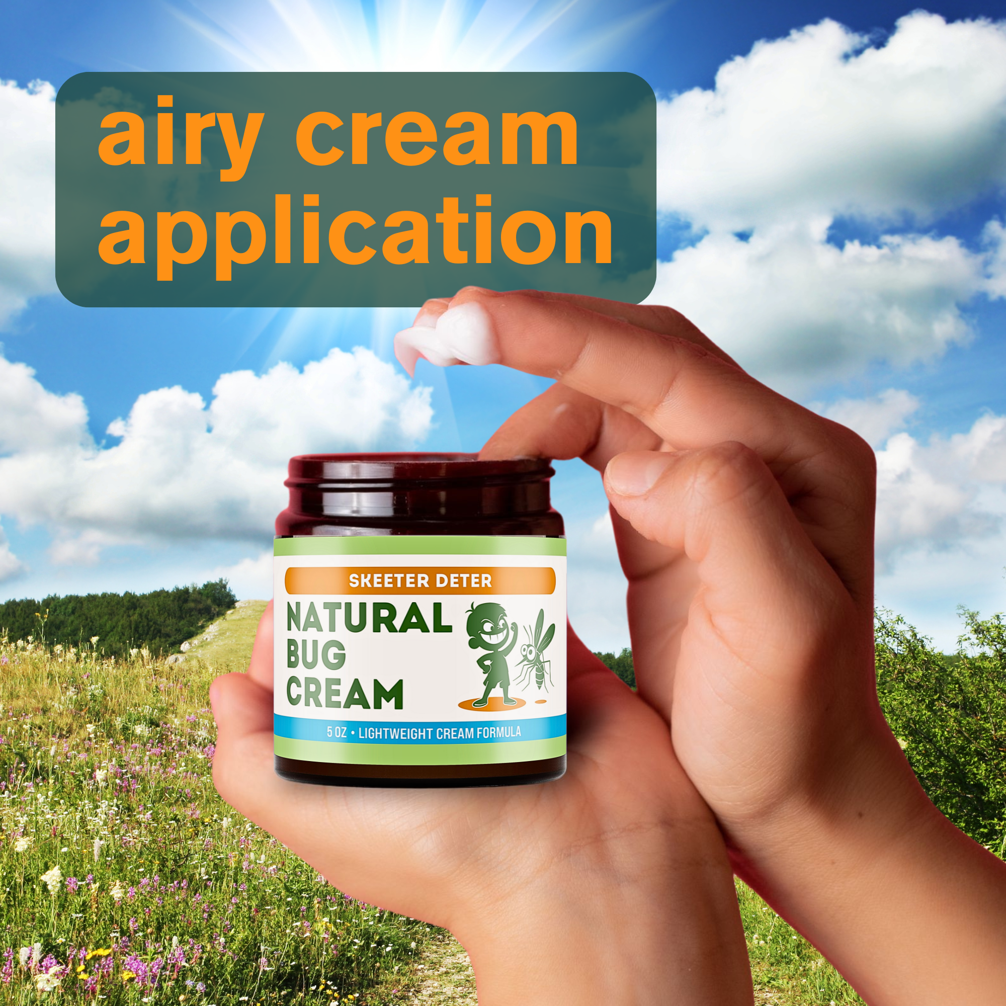 Natural Bug Cream: 5 Oz