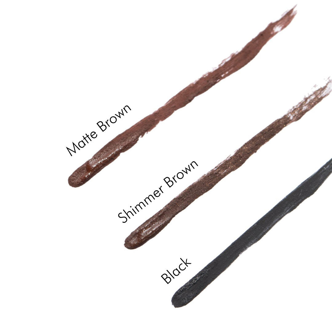 The Eyeliner | Natural Refillable Liquid Eyeliner: Shimmer Brown