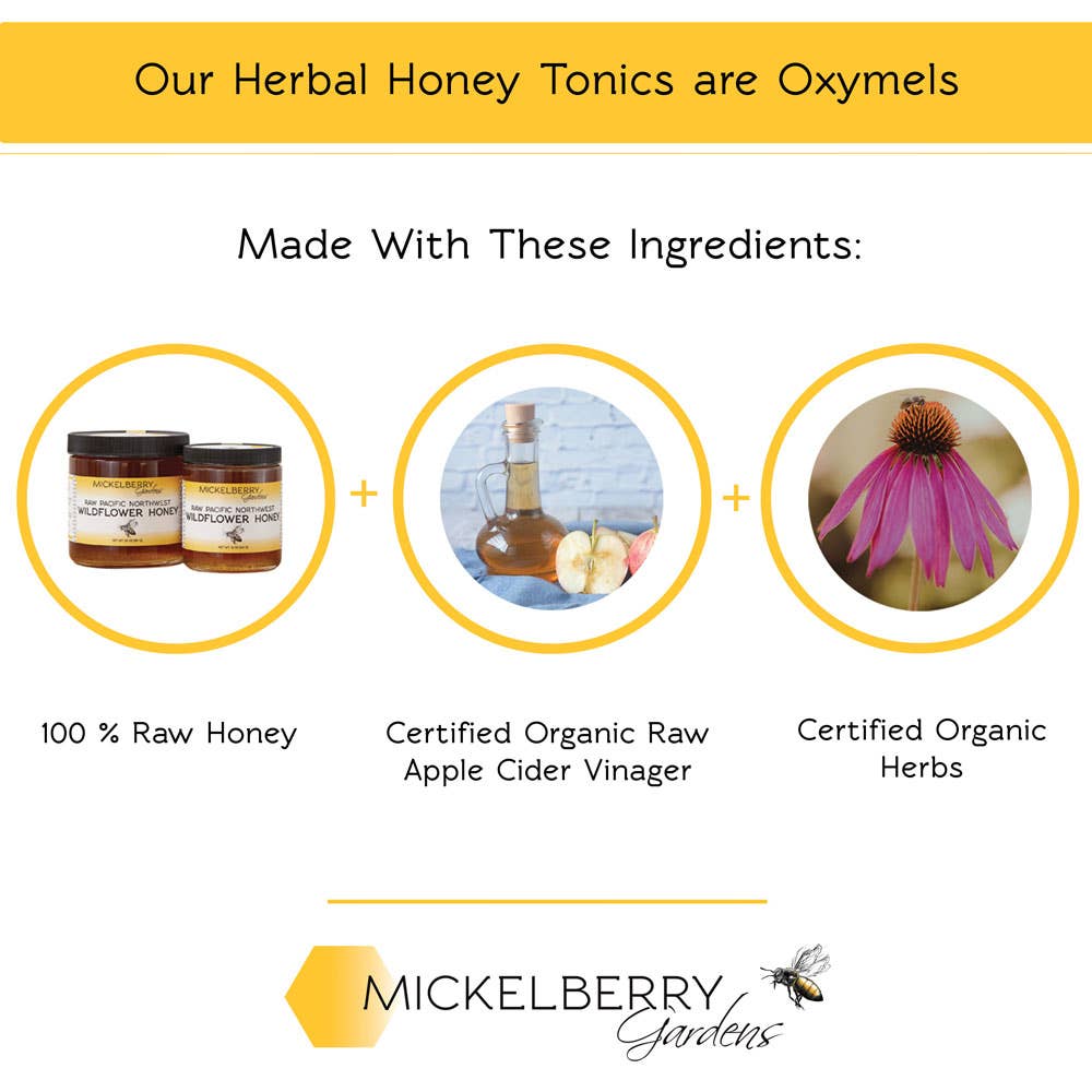 Throat and Lung Honey Tonic — nourish your sore throat: 8oz