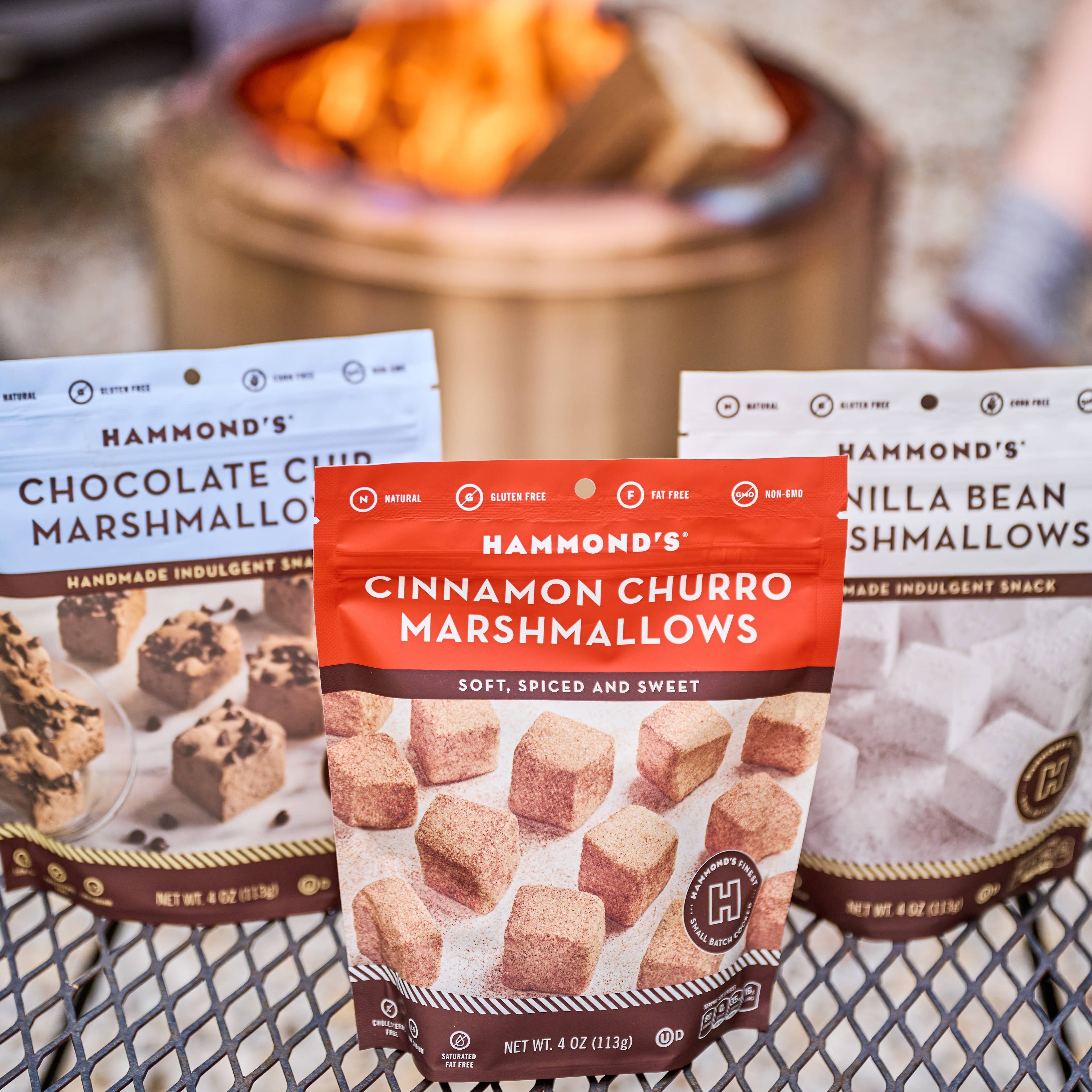 Handmade All-Natural Marshmallows - Vanilla Bean - 4 oz Bag
